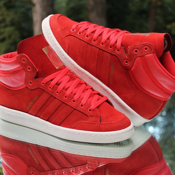 Adidas Americana Hi 88 Red Suede Men’s Size 9.5 main image 10